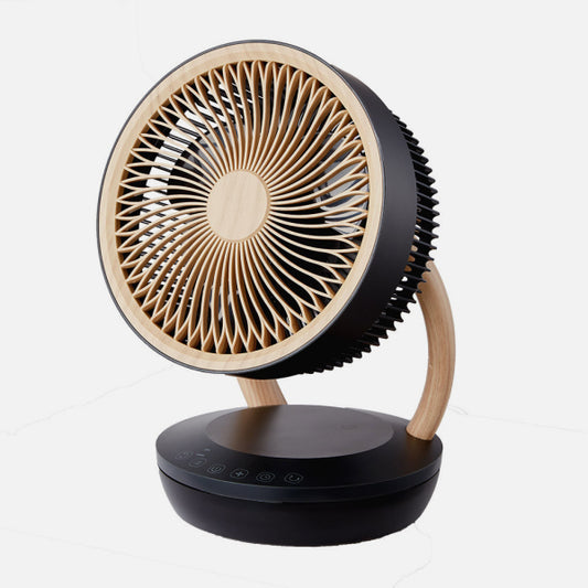Ventilador de Sobremesa Ruiseñor 45W Negro y Haya con Mando Fabrilamp - imagen 2 | Fabrilamp / Abrila