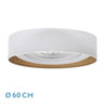Ventilador de Techo Fabrilamp / Abrila Tania - Blanco/Madera Clara - LUZGURÚ