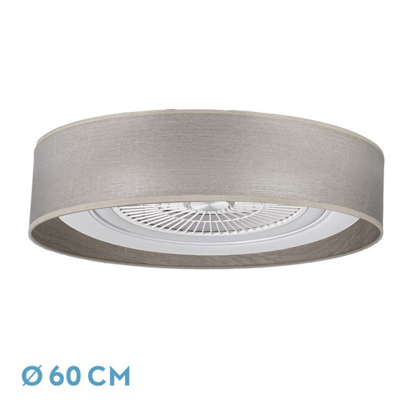 Ventilador de techo Fabrilamp / Abrila TANIA Madera Gris - 188391583 - LUZGURÚ