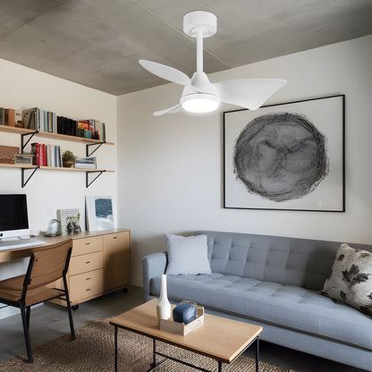 Ventilador de techo AJP / Alemar Tauro Blanco 76cm - luzguru.com