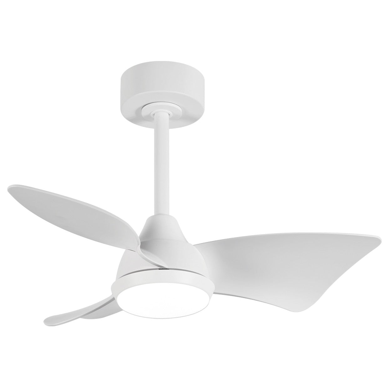 Medidas Ventilador Tauro Blanco 76cm LED 24W AJP/Alemar Ref. 11824 - LuzGuru.com

