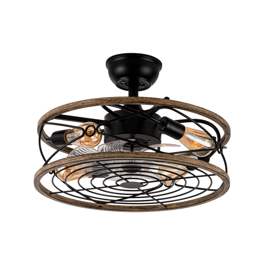 Ventilador de Techo Arcadia Negro / Marrón – vista principal · Ref. 185694809