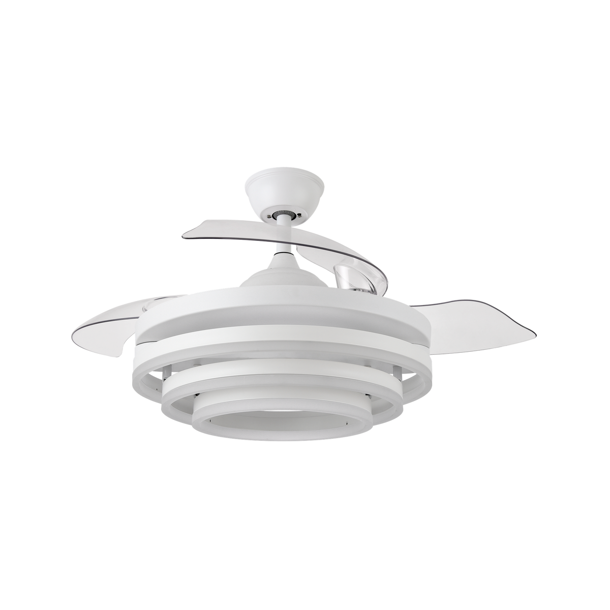 Ventilador de Techo KAI 72W LED con Aspas Retráctiles Fabrilamp - vista principal | Fabrilamp / Abrila · Ref. 183193401