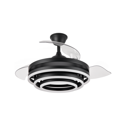 Ventilador de Techo KAI 72W LED con Aspas Retráctiles Fabrilamp - vista principal | Fabrilamp / Abrila · Ref. 183193409