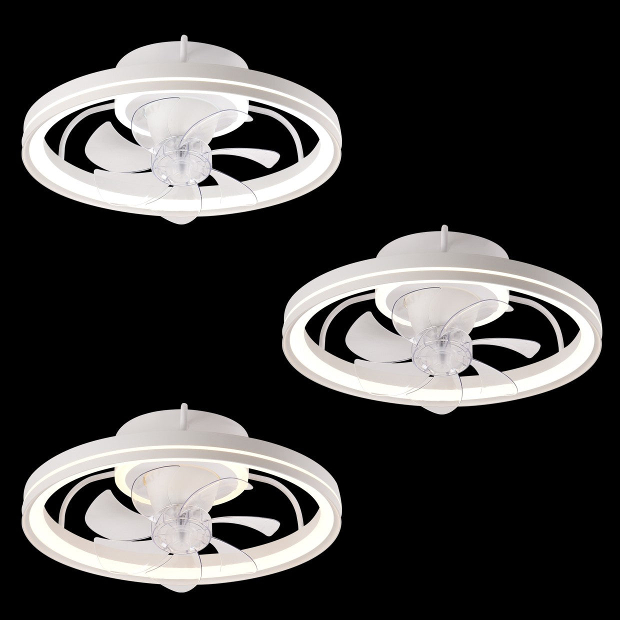 Medidas ventilador techo Tom 50cm AJP/Alemar, Ref. 11543.  Luzguru.com
