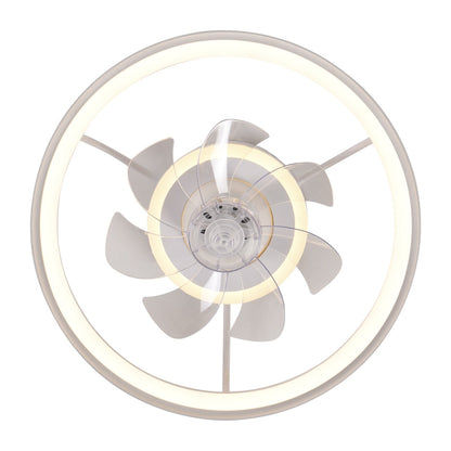 Ventilador de techo Tom 50cm AJP/Alemar - Ref. 11543: Dimensiones detalladas.  Motor DC silencioso, luz LED regulable. ¡Máxima eficiencia y confort!
