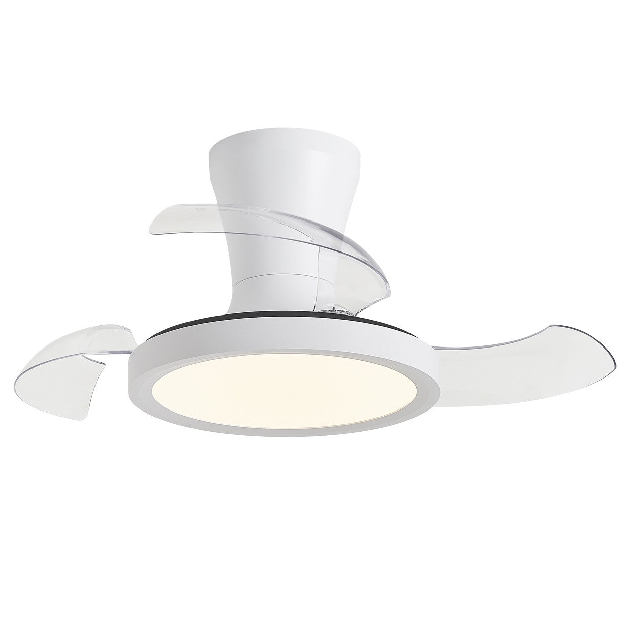 AJP / Alemar 11832 - Ventilador Tombet Blanco 30cm 3 Palas LED 48W - LUZGURÚ