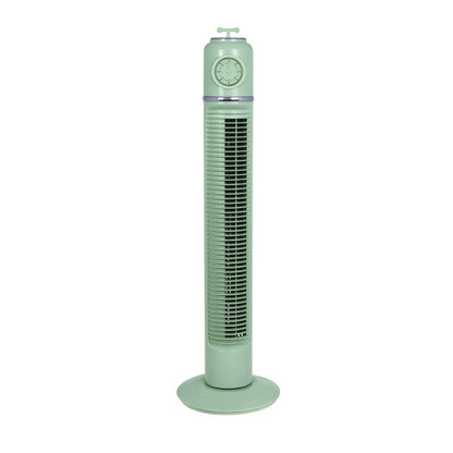 Ventilador de Torre Huracan Verde 45W de Fabrilamp, vista frontal