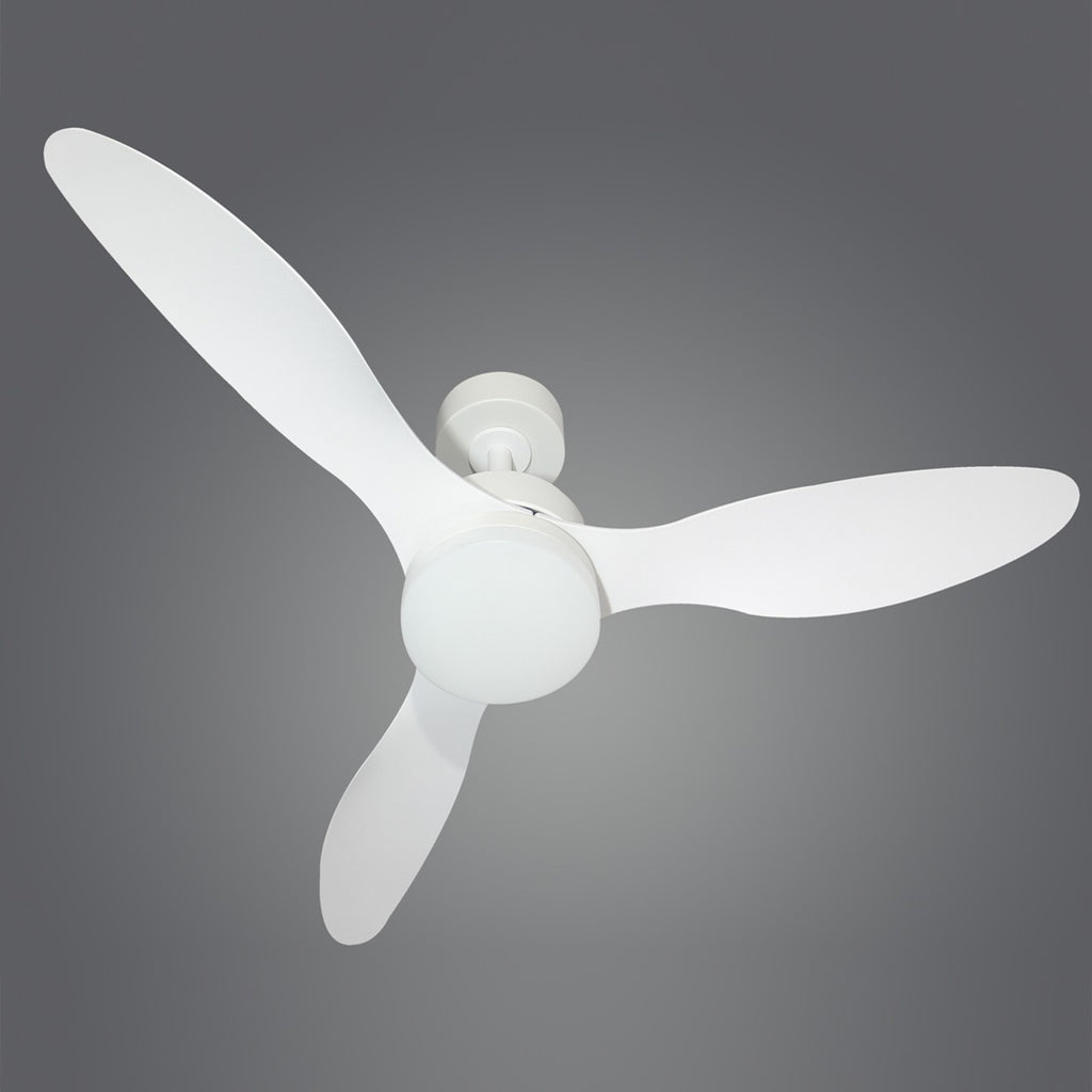 Ventilador Valcano Blanco AJP Alemar 11540 - Medidas: 107cm, 3 palas.  Luzguru.com
