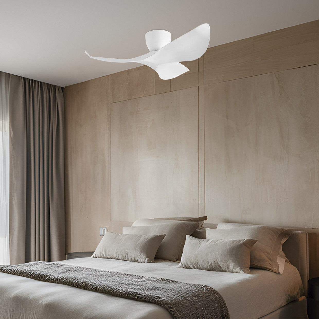 Ventilador de techo Venice Blanco 97cm 3 palas AJP / Alemar en detalle de las palas