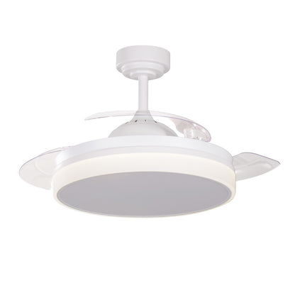 Ventilador de techo Vera fabricado en PMMA color blanco