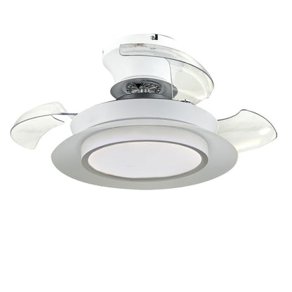 Ventilador de techo LED con 6 velocidades y aspas retráctiles