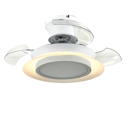 Elegante ventilador con luz ideal para dormitorios modernos