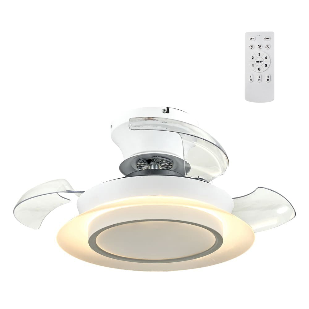 Ventilador LED Villa CristalRecord 85-007-20-100 para techo silencioso