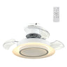 Ventilador LED Villa CristalRecord 85-007-20-100 para techo silencioso