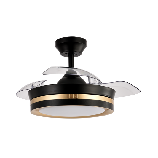 Ventilador de Techo Viper Negro / Oro – vista principal · Ref. 208999016