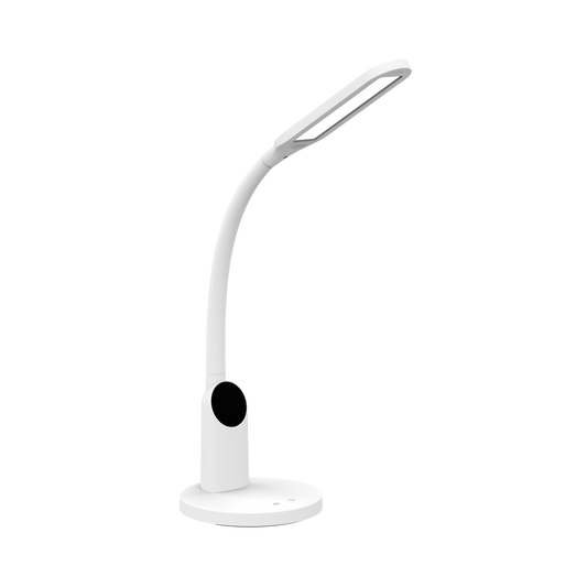 Flexo LED de Sobremesa Virtual 8W Inalámbrico Táctil Blanco Fabrilamp - vista principal | Fabrilamp / Abrila · Ref. 203471001
