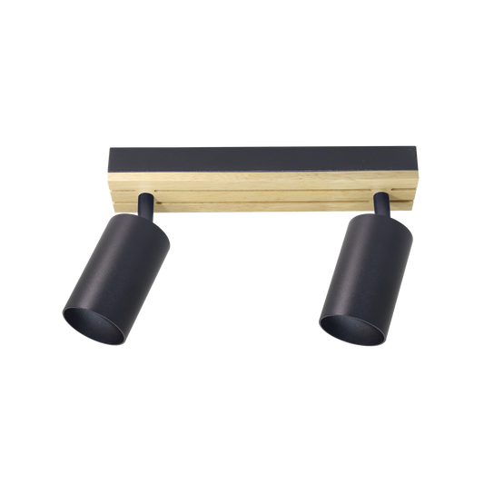 Regleta de Focos Orientables Waikato 2xGU10 Fabrilamp - vista principal | Fabrilamp / Abrila · Ref. 252892088
